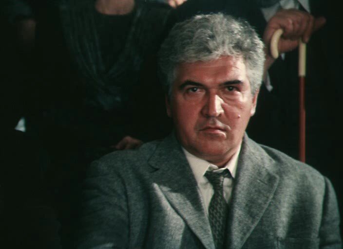 Вячеслав Нефедов, кадр из фильма "Приезд дамы", реж. Михаил Казаков, 1989.