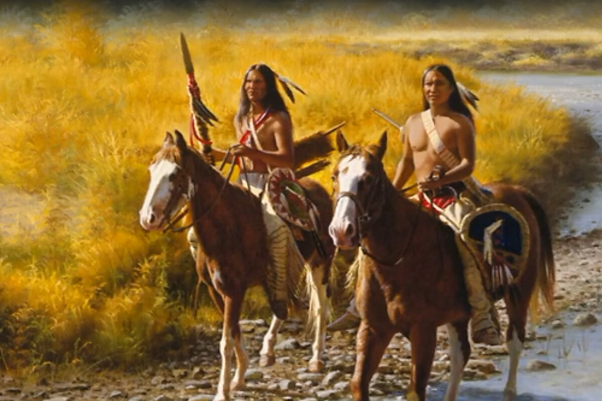 Индейцы сиу. картинка из свободного доступа