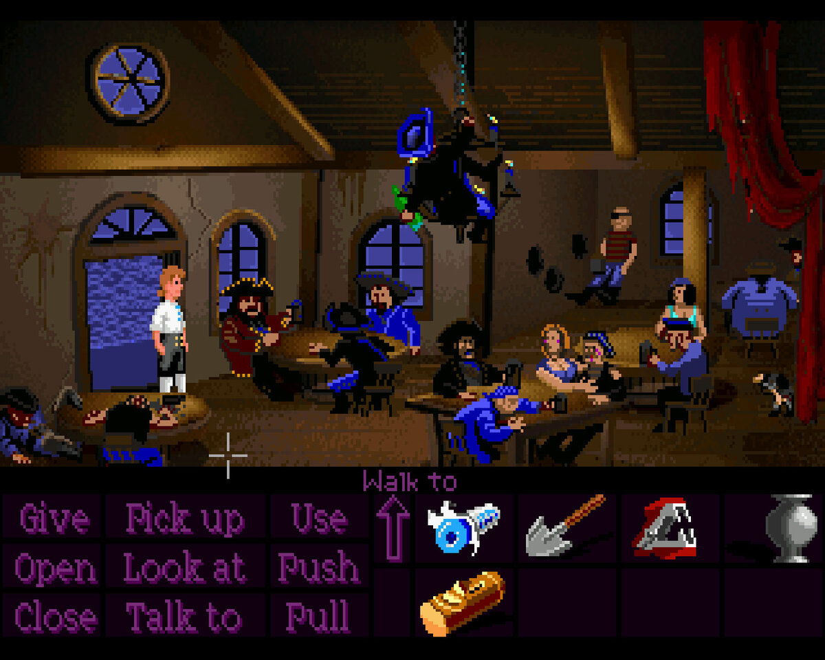 Оригинальная часть The Secret of Monkey Island. 