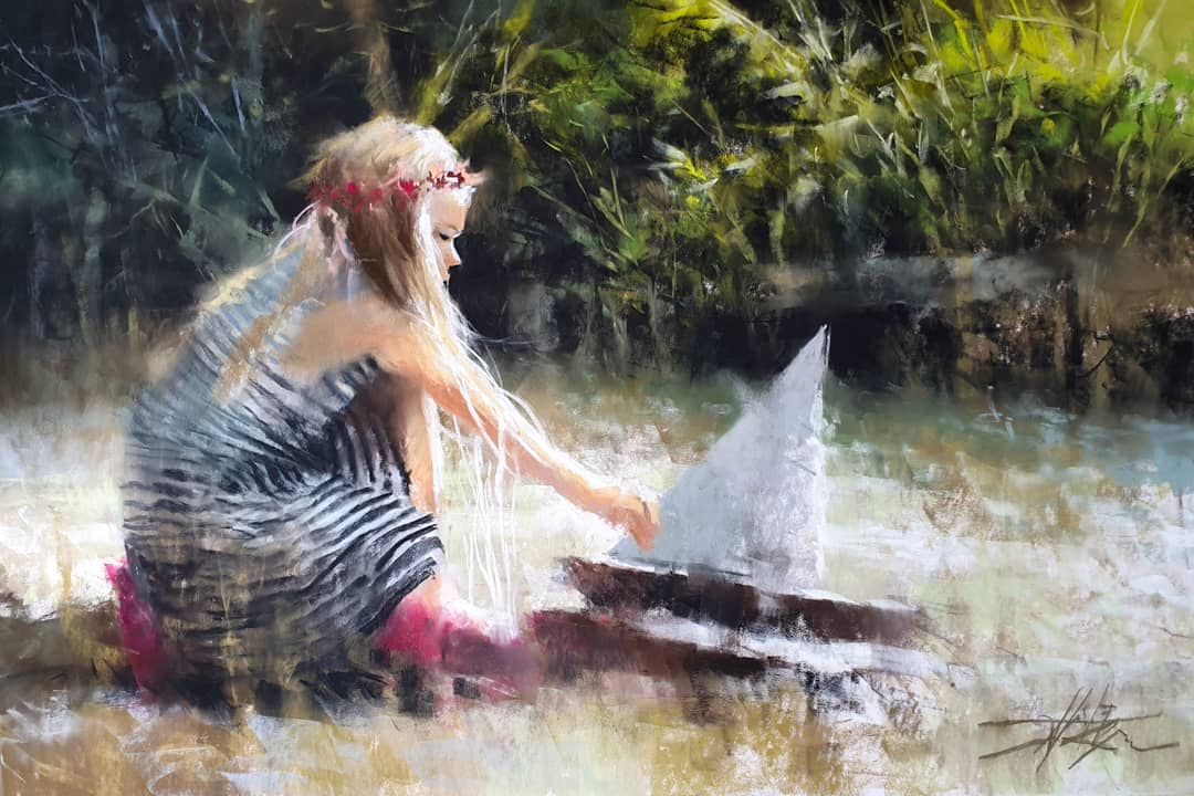 Художник Алексис Ле Боргне.