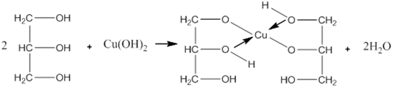 Глицерин и сульфат меди 2. Взаимодействие глицерина с гидроксидом меди (II). Глицерин плюс гидроксид меди 2. Реакция глицерина с гидроксидом меди 2. Глицерин плюс гидроксид меди 2 реакция.
