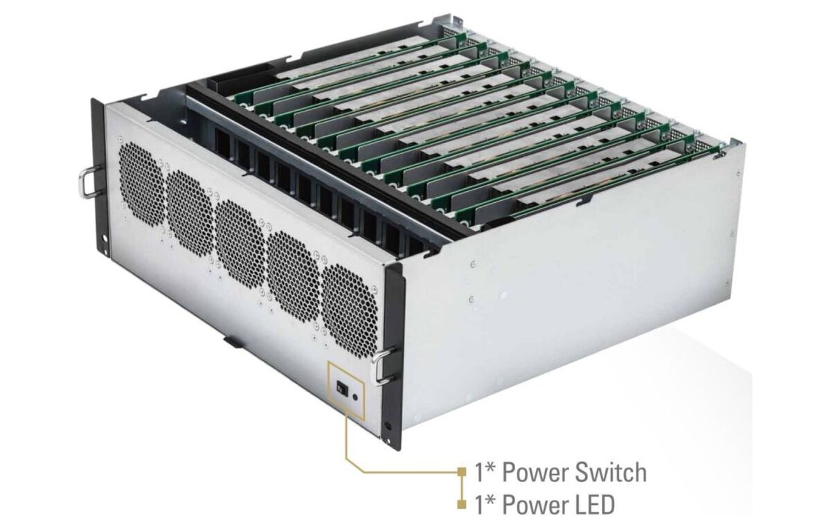 Установка для майнинга ASRock BC-250, источник: Bolha