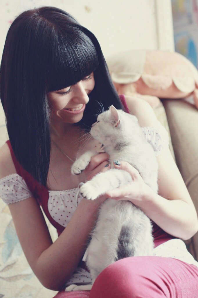 Я с кошечкой Рузанной