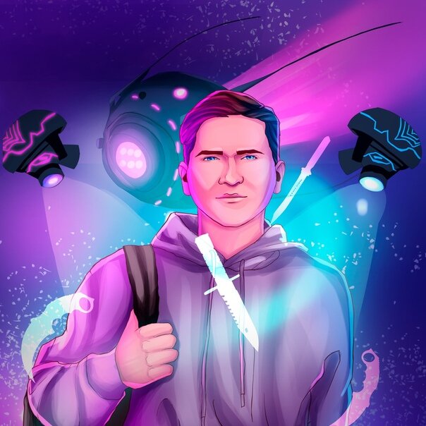 Аватарка сейчас у него в я Ютубе 