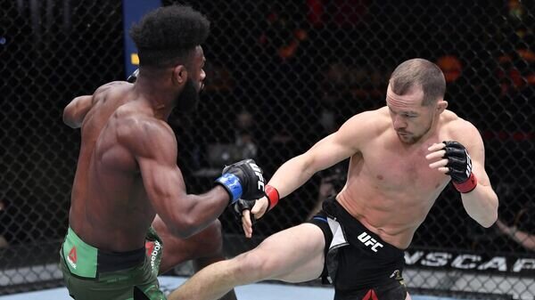    Петр Ян (справа) в бою с Алджамейном Стерлингом© Фото : UFC/Zuffa LLC
