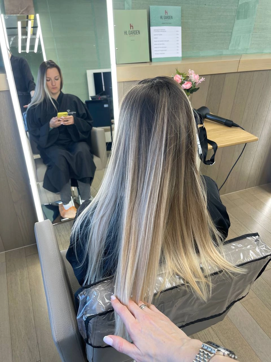 До окрашивания 