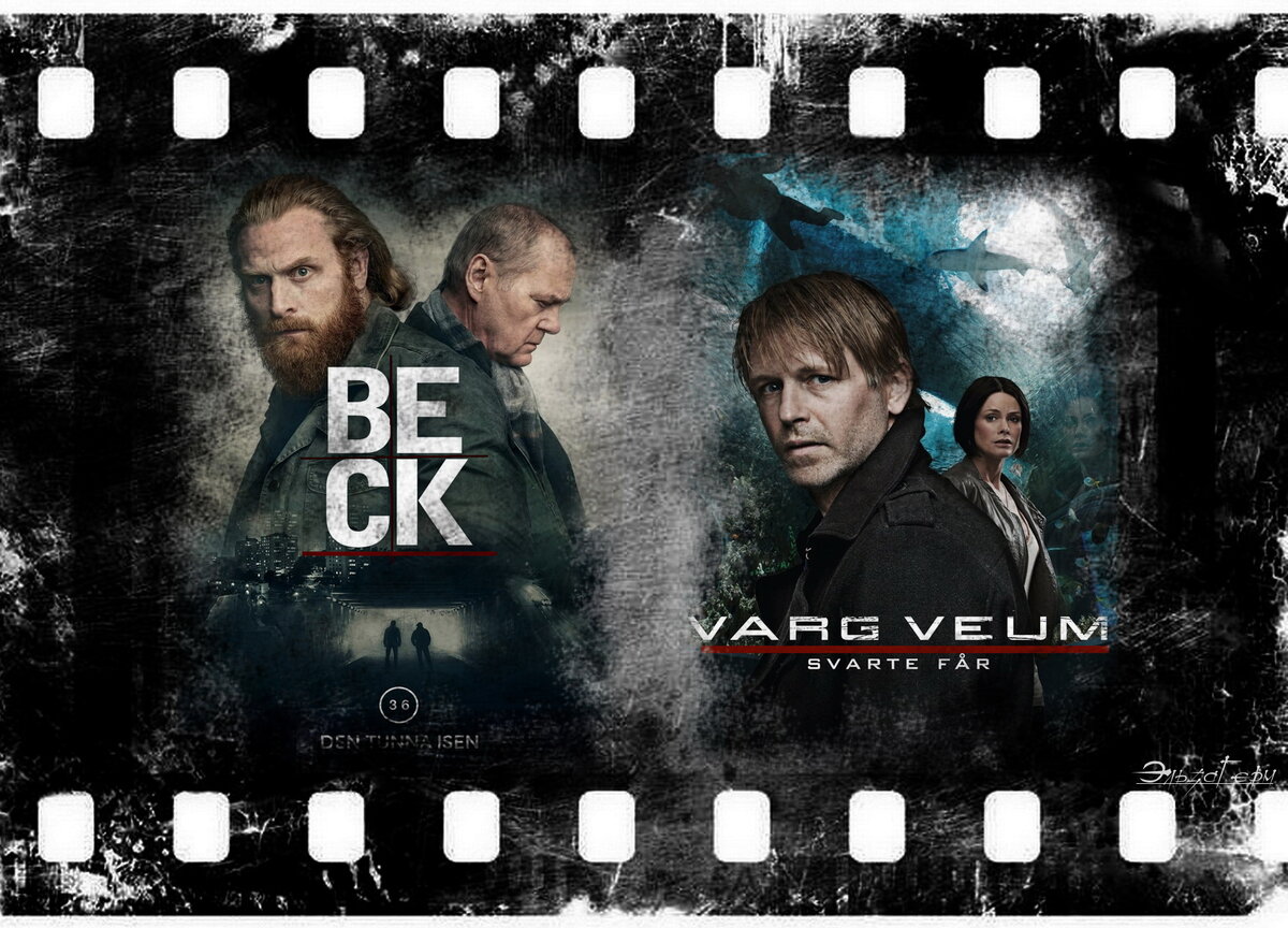 Beck, 1997 - 2022 г., Varg Veum, 2007- 2012 г. ФотоКоллаж Эльза Герм.