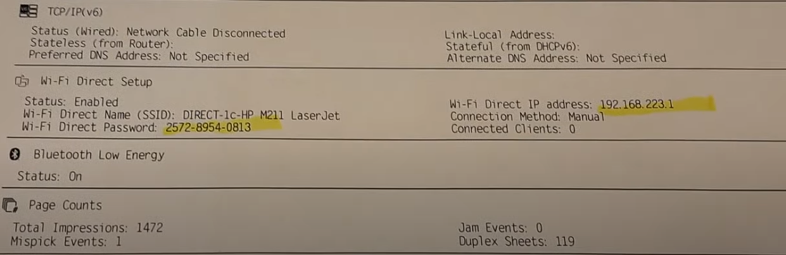 На смартфоне жмем подключится к Wi-Fi находим наш принтер HP
