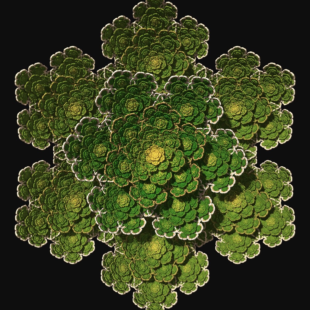 Фрактал. Самоподобная фигура, каждая часть которой подобна целому.