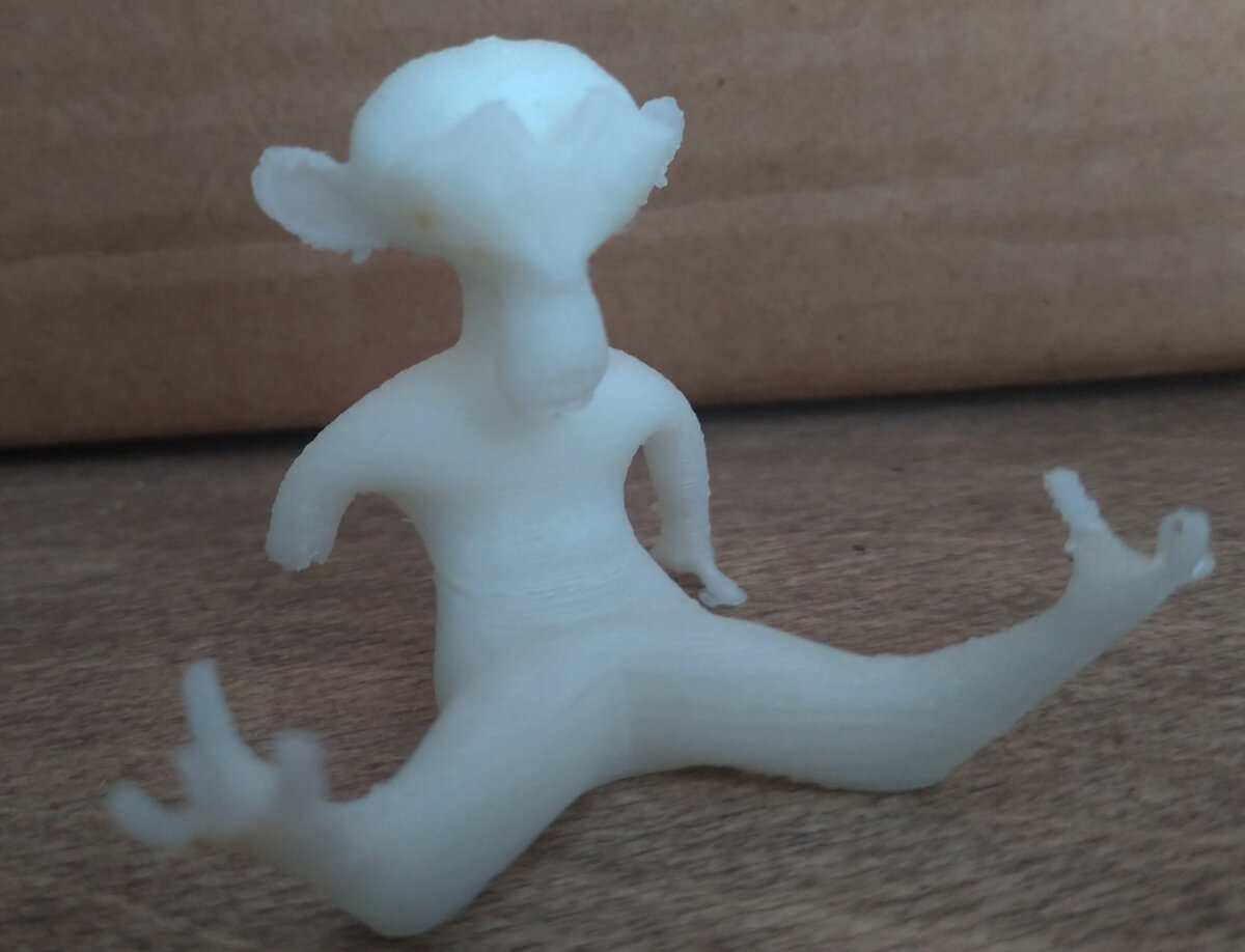 Моя первая 3d модель напечатанная на новом принтере