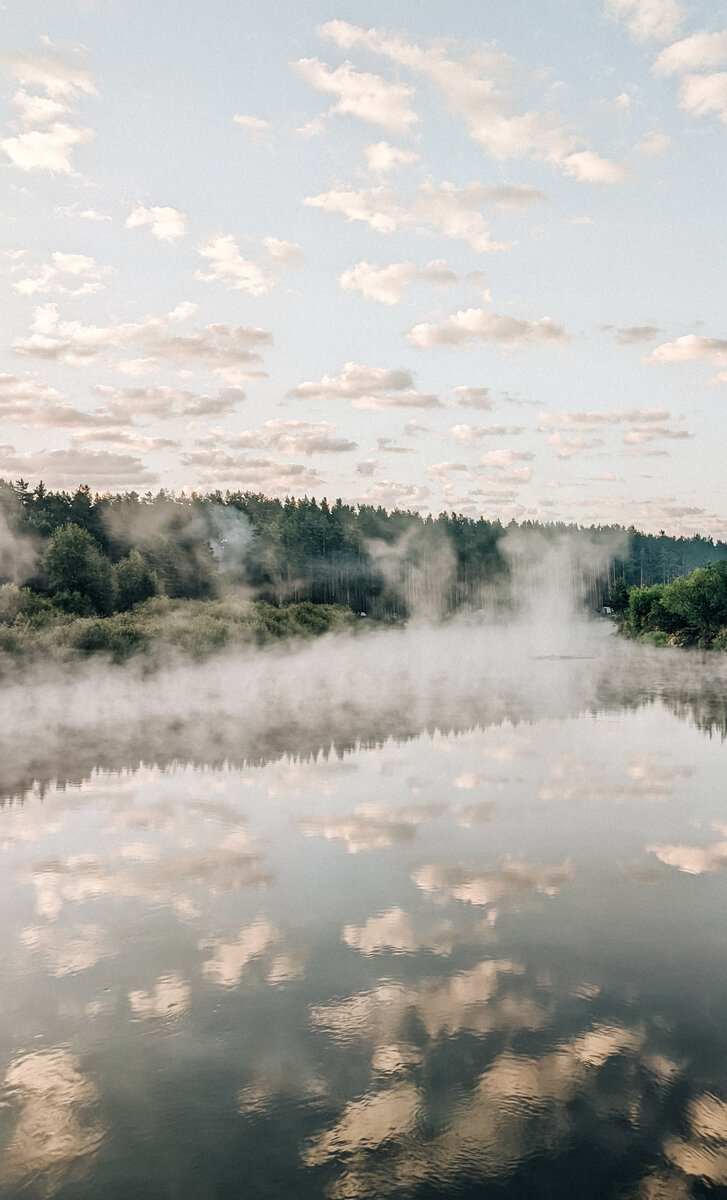 Вид с моста в Деулино.