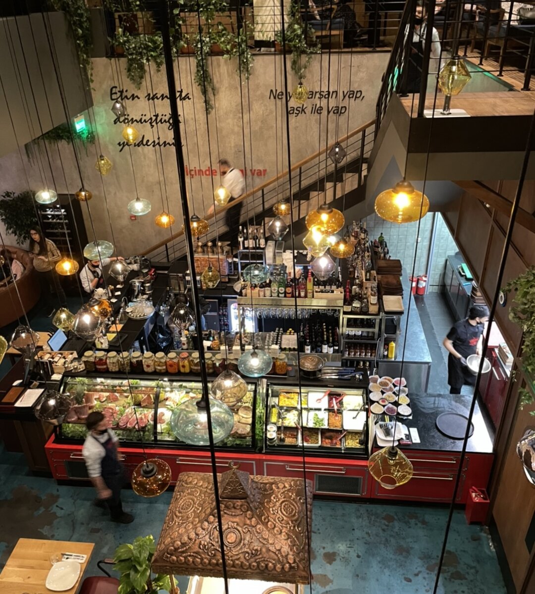 Мы сидели на втором этаже