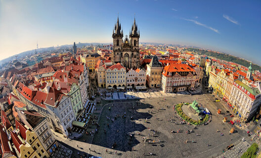 Злата Прага, где всё и происходило...