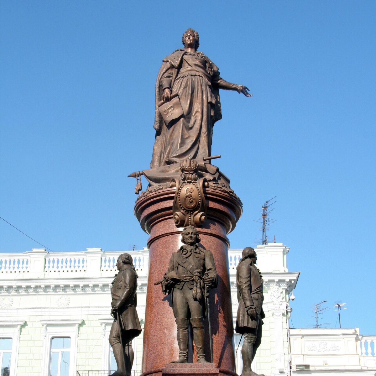 Памятник екатерине 2 в одессе фото