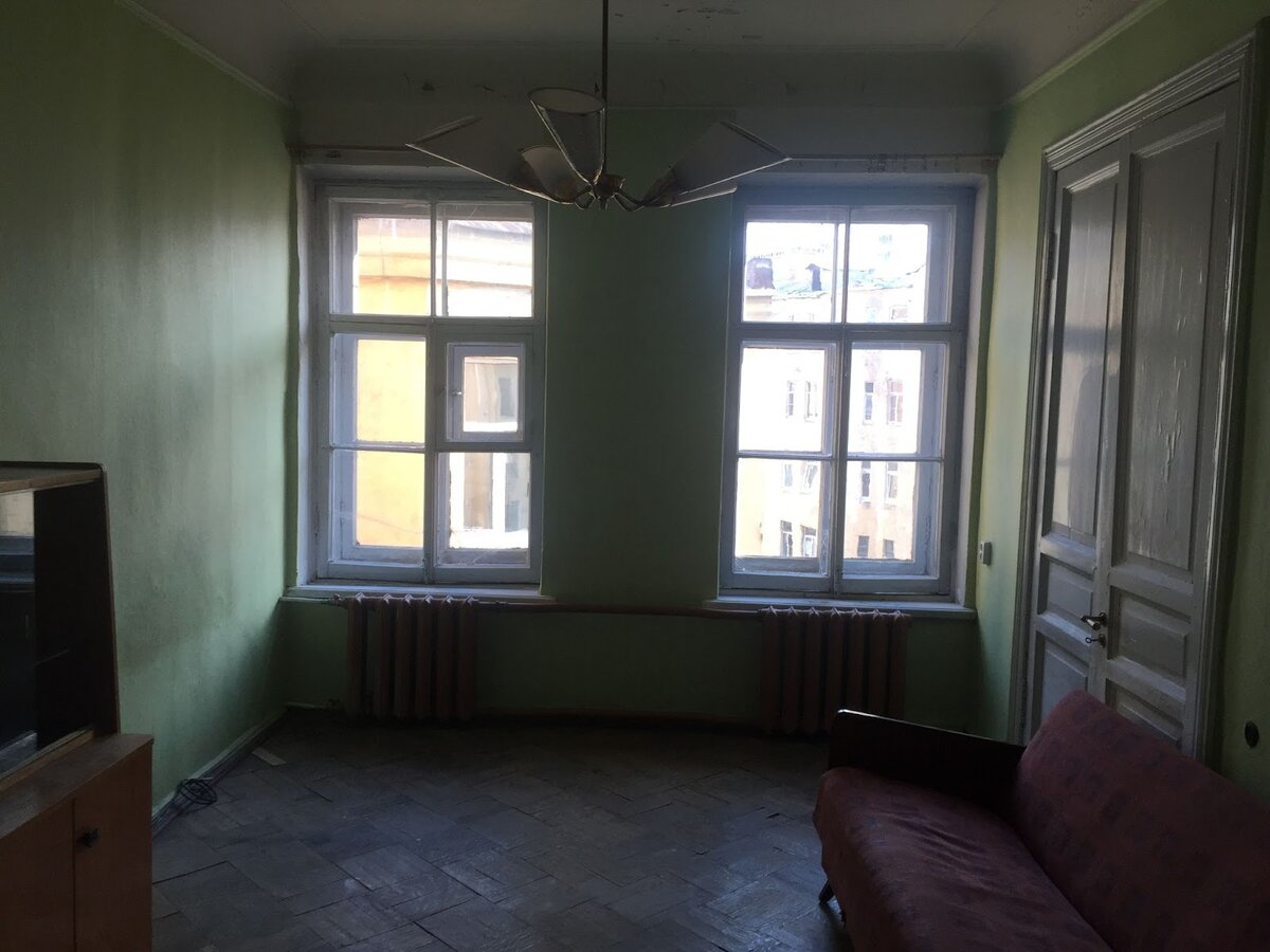 Гостиная до ремонта