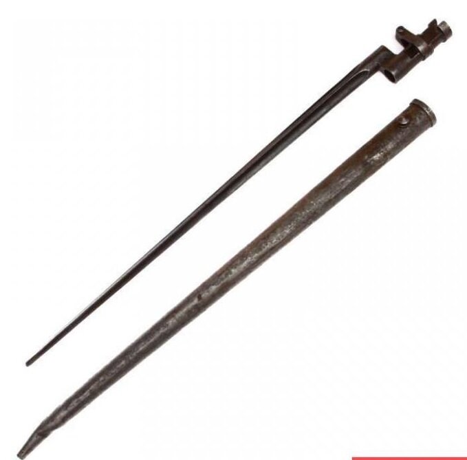 Штык образца 1891 года к винтовке Мосина с ножнами. Российская империя, 1910-е гг. Источник фото: Auction.ru