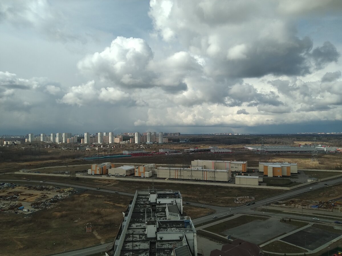 Панорама Москвы с высотки