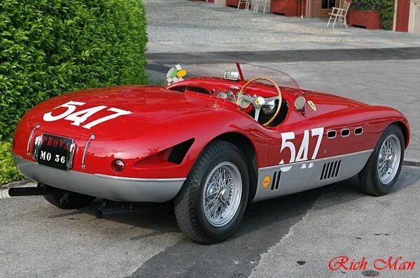 Ferrari 340 мм (вид сзади)