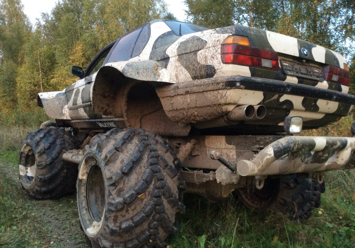 Вездеход на базе ГАЗ, ДВС Isuzu.