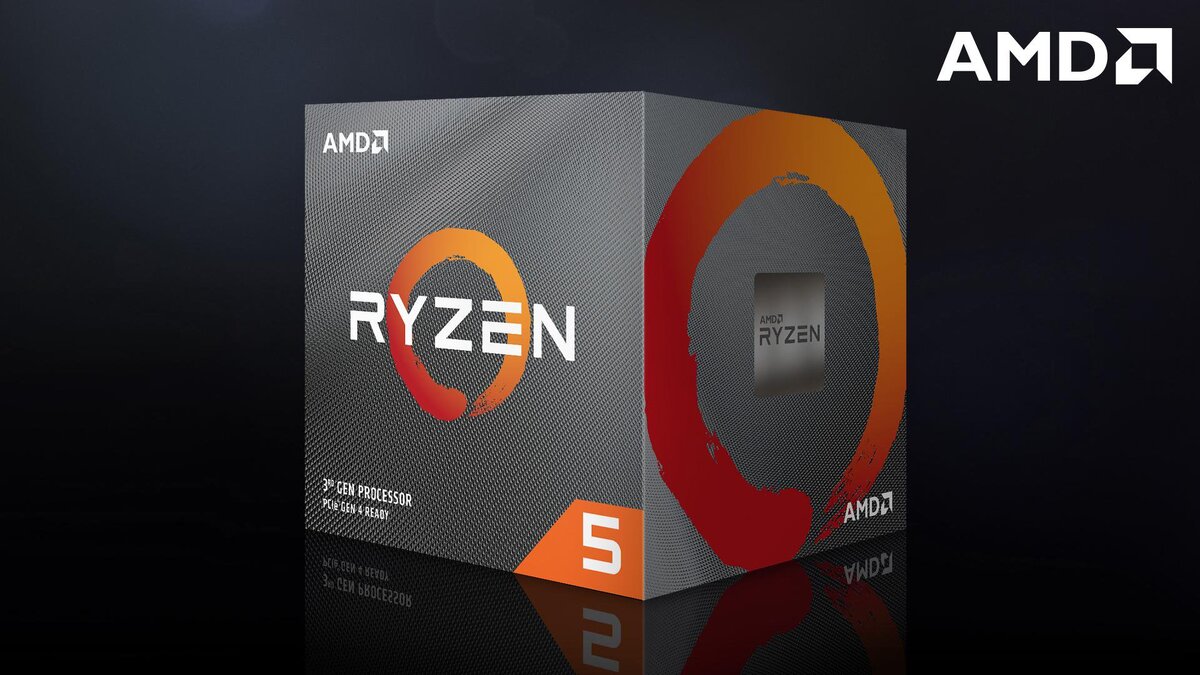 Рендер Ryzen 5 на архитектуре Zen 2