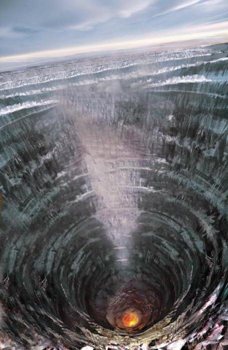 Скважина бурения