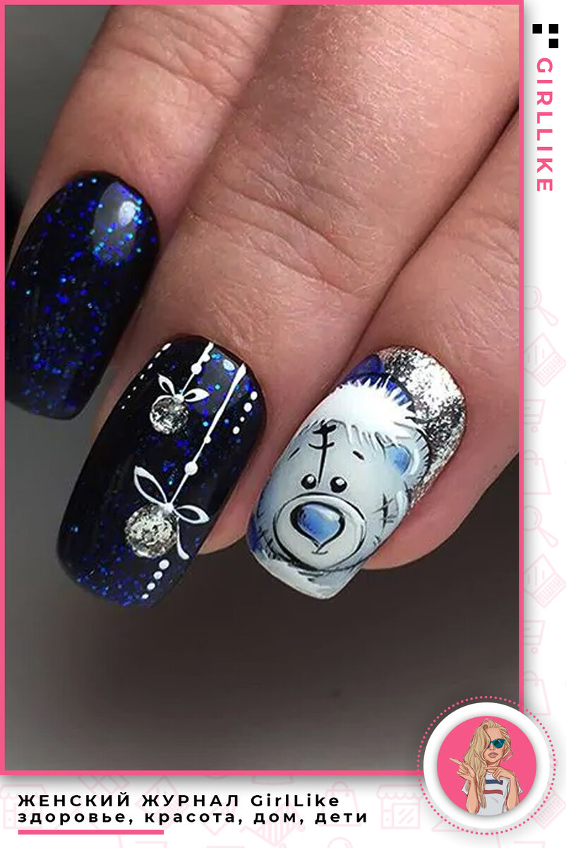 Новогодний маникюр 