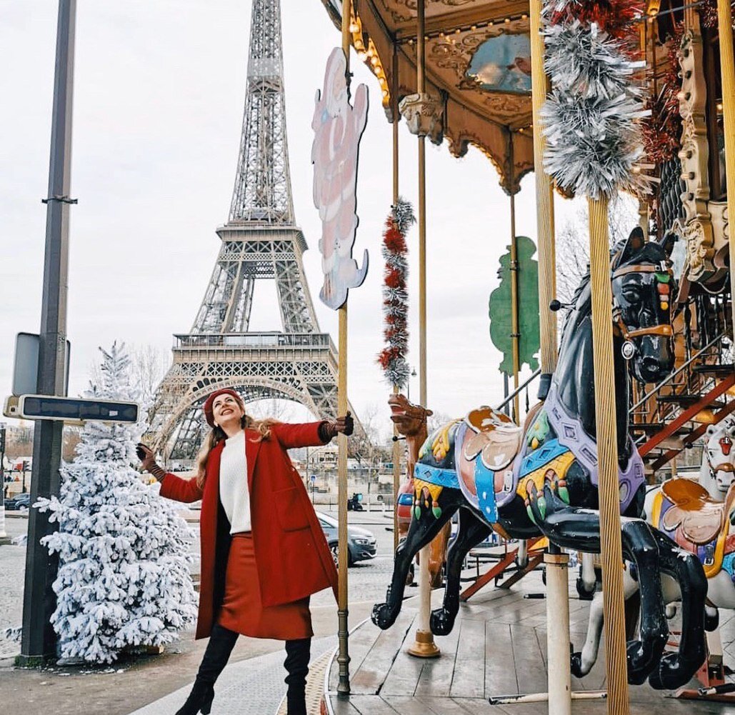 Новогоднее волшебство в Париже 
