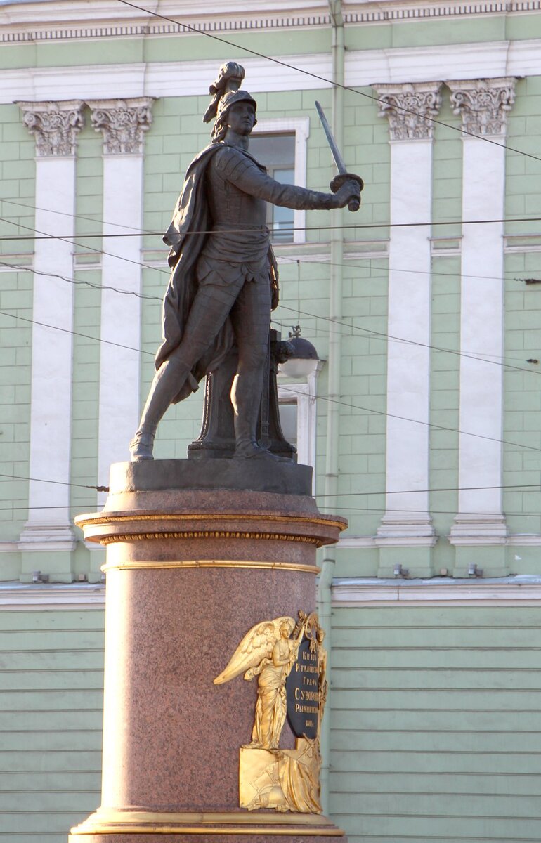 Памятник александру суворову в санкт петербурге
