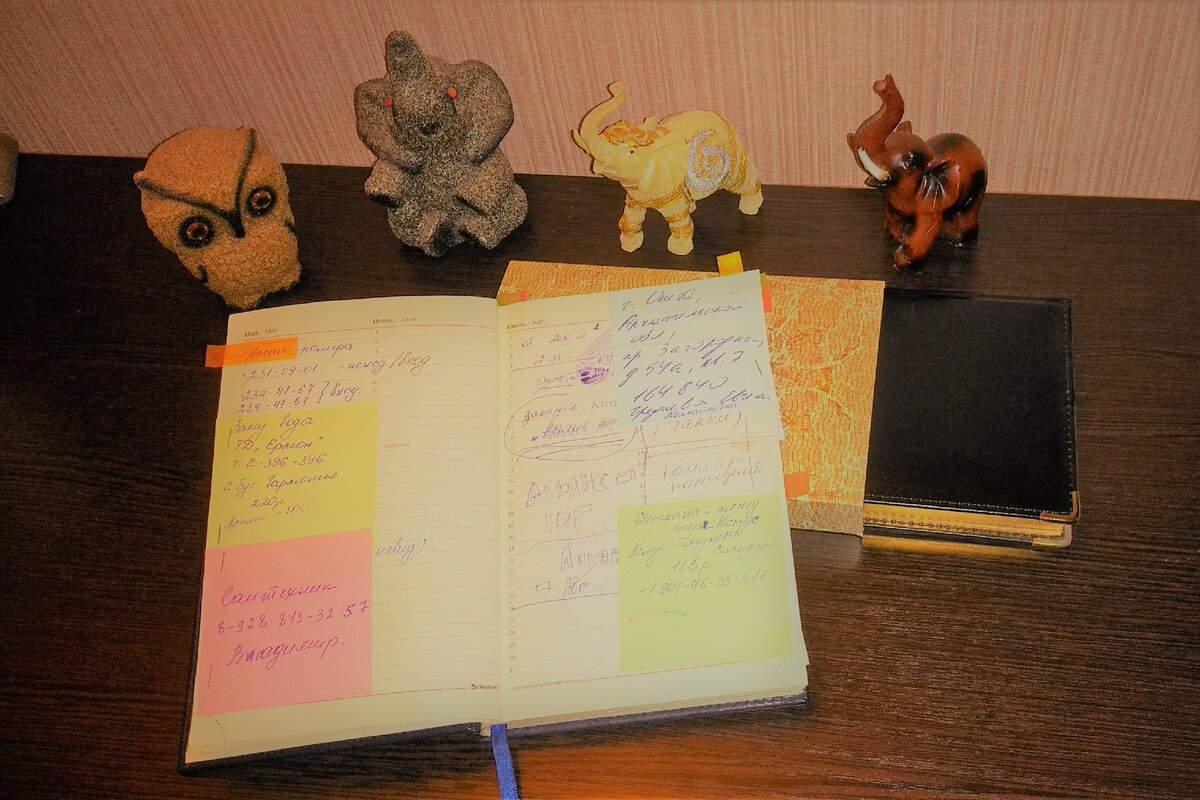 Всеми любимый ежедневник на столе