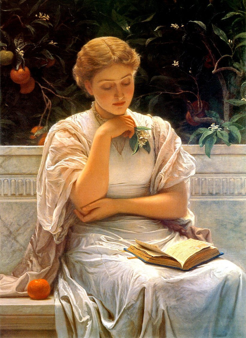 Чарльз Эдвард Перуджини. Девушка с книжкой.
