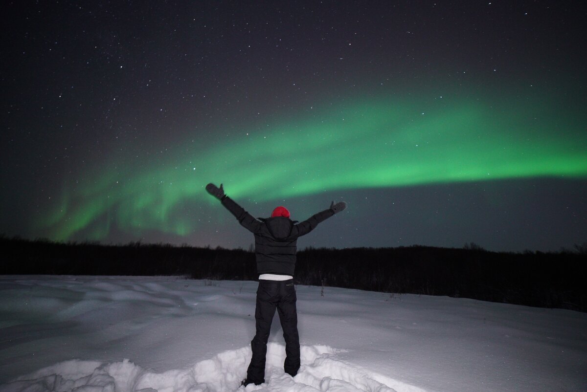 Отличное фото, но не все так просто: турфирмы не объясняют вам, что на самом деле видит человек при слабом индексе геомагнитной активности