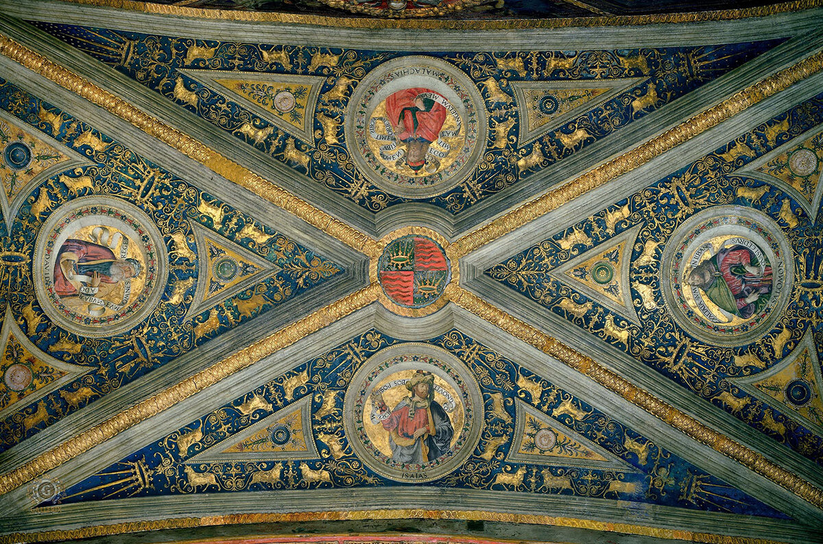 Пинтуриккьо. Фрески в апартаментах Борджиа в Ватикане. Изображение с сайта aria-art.ru