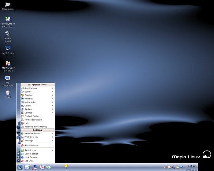 Поддержка Mepis Linux прекращена, на смену Mepis пришли AntiX и MX Linux