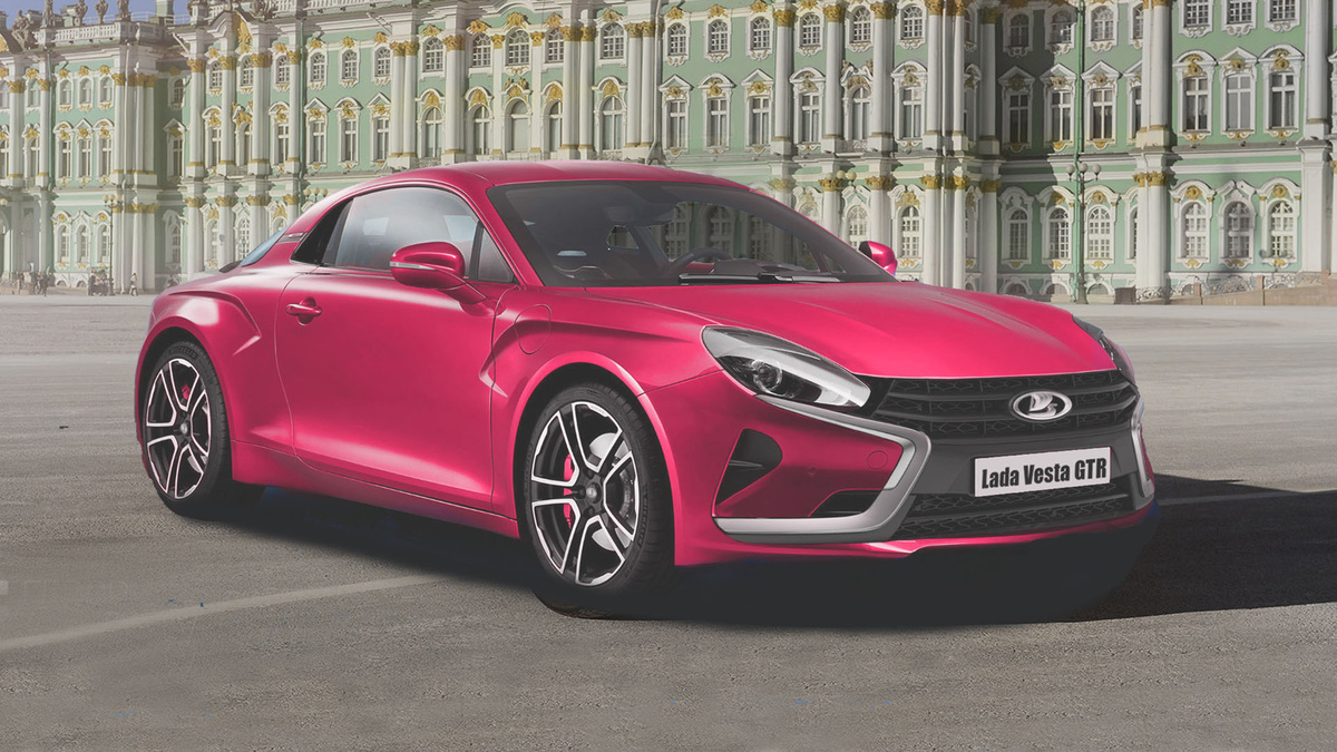 Новая Лада Веста GTR - вид спереди