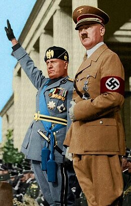 Этот диктатор представляет собой типичного завоевателя-неудачника, чьи непомерные имперские амбиции привели к полному краху и Италию, и самого дуче.-10