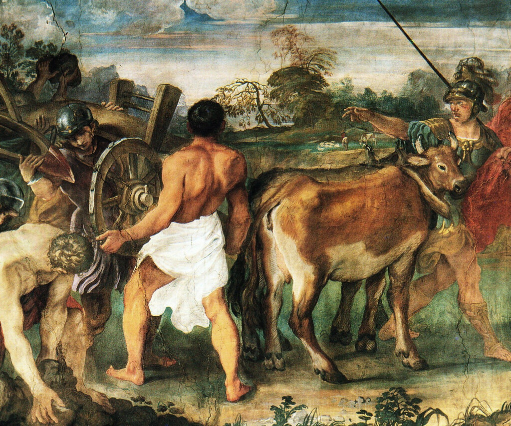 Аннибале Каррачи. Основание Рима. 1589-1592