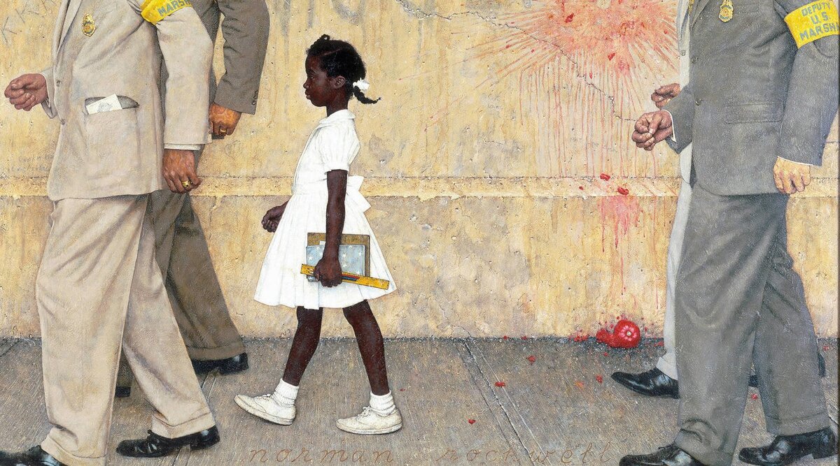 Норман Роквелл "Проблема, с которой мы все живем"