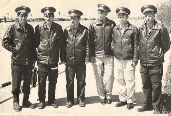 летчики-инструктора АВВАКУЛ 1976 года