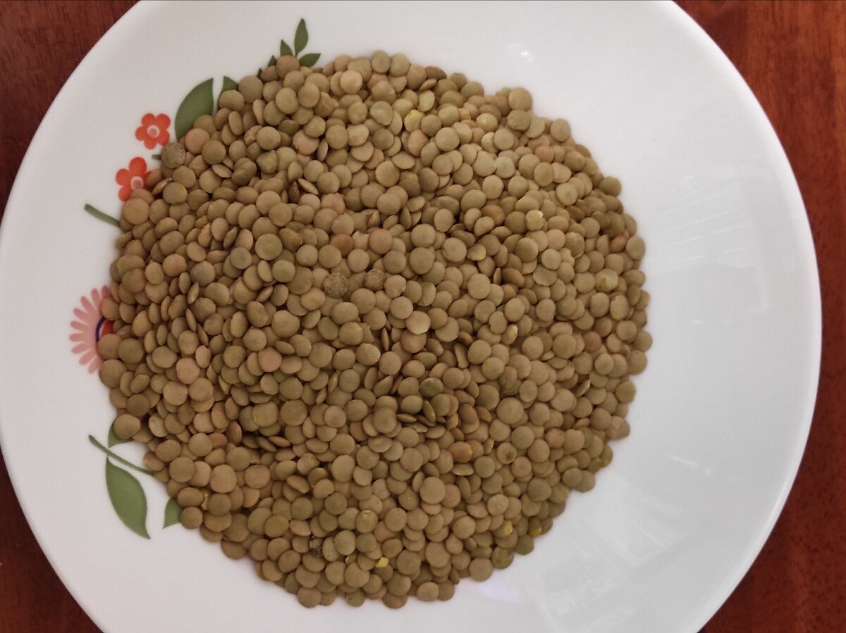 Чечевичку промыть 