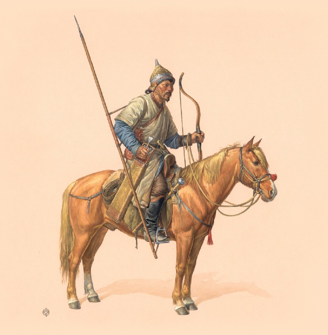 Куликовская битва монгол. Монгольский конный воин 13 века. Монгольский конный лучник 13 века.