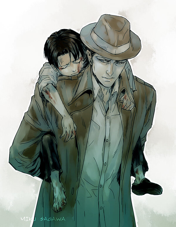 Леви и его дядя Кенни.