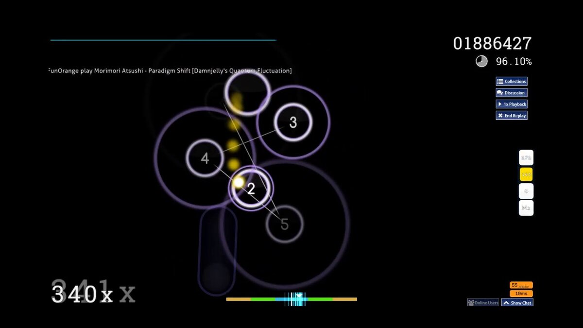 Иллюстрация из игры Osu!