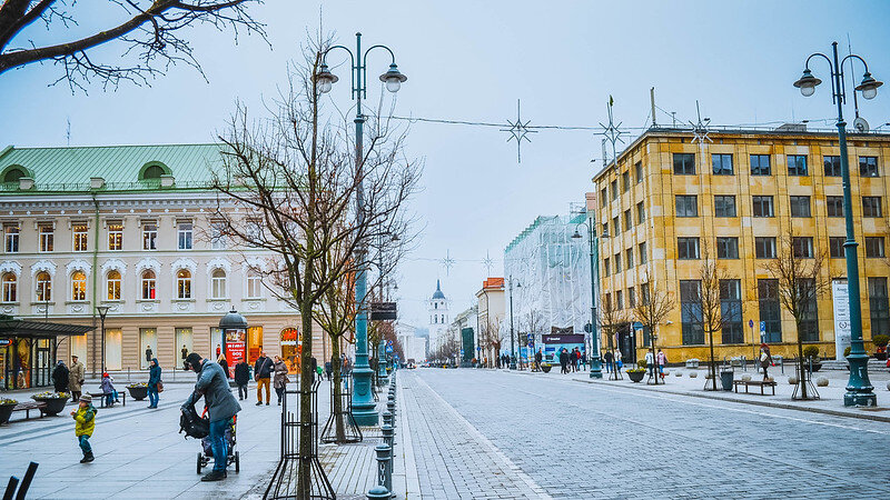 Литва первой из стран Балтии вводит полный локдаун из-за пандемии. Фото Flickr