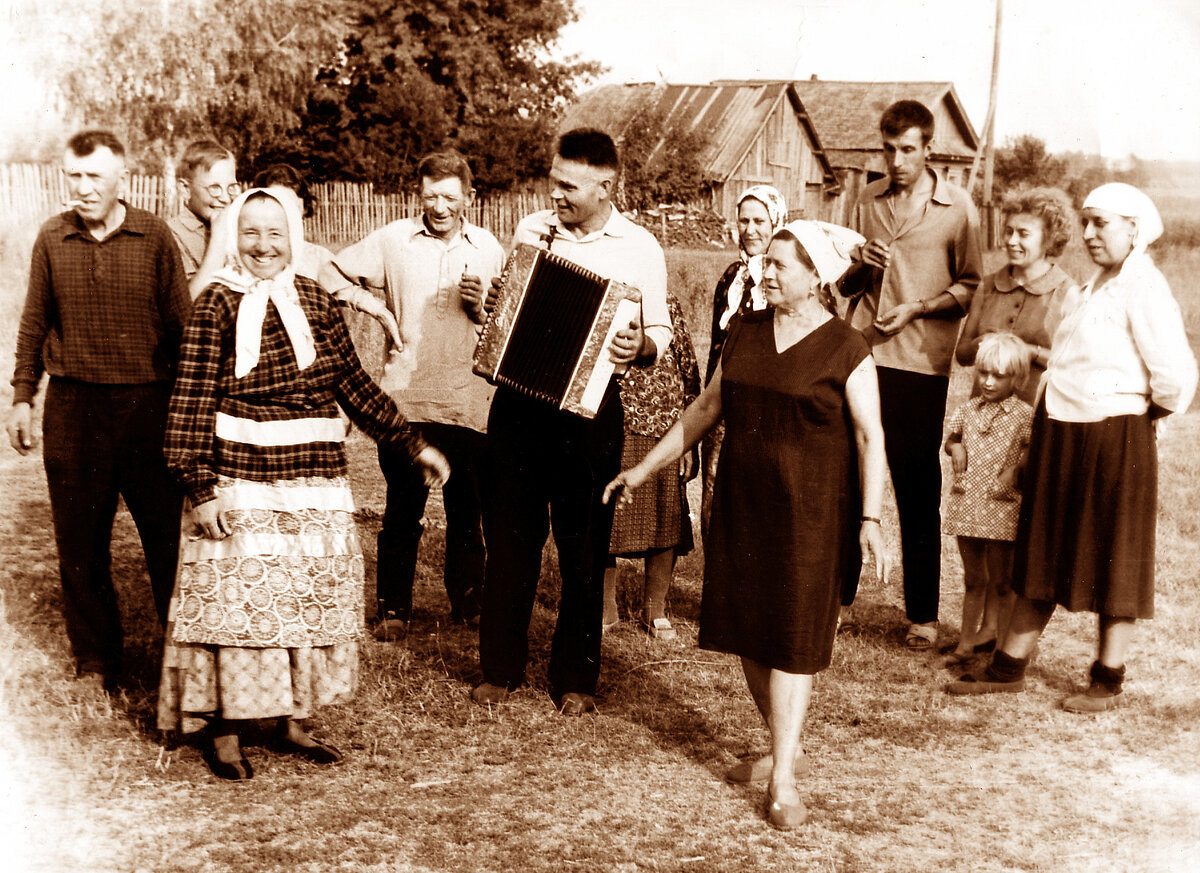 Праздник  в селе Поя. 1955 год.