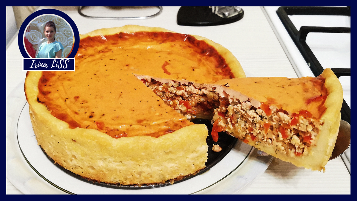 СЕМЬЯ В ВОСТОРГЕ ОТ ЭТОГО СЫТНОГО ПИРОГА - Картофельный пирог с мясной начинкой – Второе блюдо на обед или ужин - Пирог с мясом