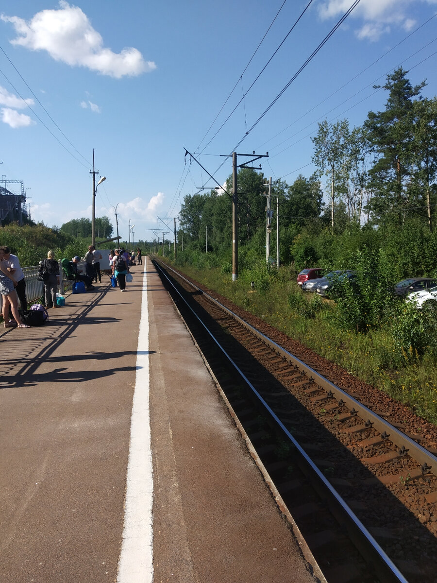 Ж\д станция Лосево Приозерского направления ЛО. Фото автора