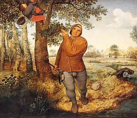 Питер Брейгель Старший, «Крестьянин и разоритель гнезд», 1568