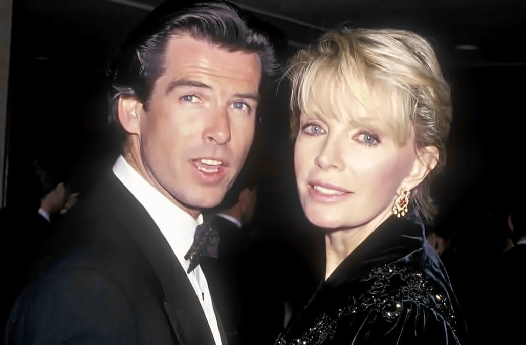 Пирс Броснан со своей первой женой  Сайт картинки:https://clck.ru/ZBiaf