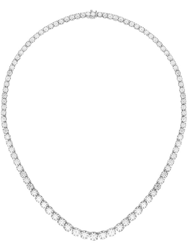 Колье Mercury Classic из белого золота с бриллиантами