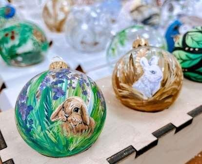 Тематические шары к 2023 году Кролика.